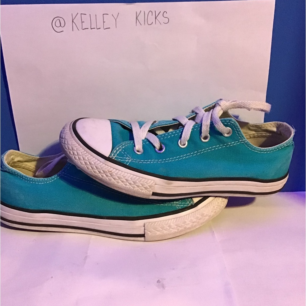 Converse low Allstar used aqua size 3y